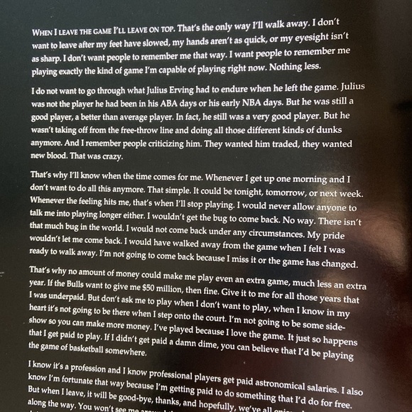 𝅺rare Air Michael on Michael by Michael Jordan, First Edition - Picture 8 of 16